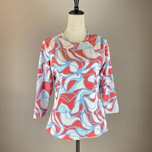 J. McLaughlin Catalina Cloth Shirt Women's Size Medium